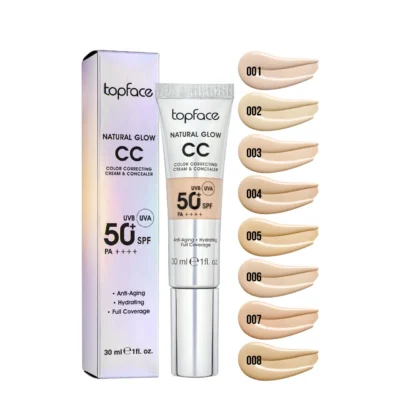 Topface natural glow cc cream et concealer warm cookie 007