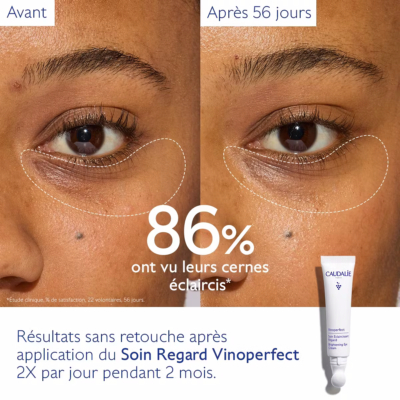 Caudalie vinoperfect soin éclaircissant regard 15ml