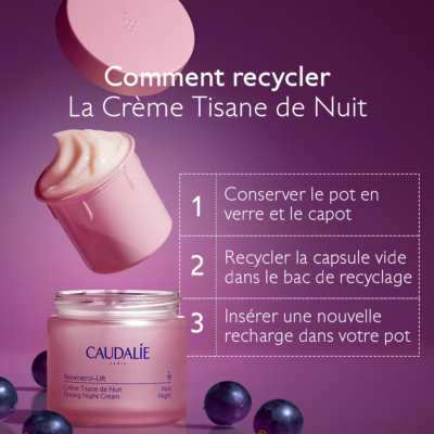 Caudalie resveratrol-lift crème tisane de nuit 50ml