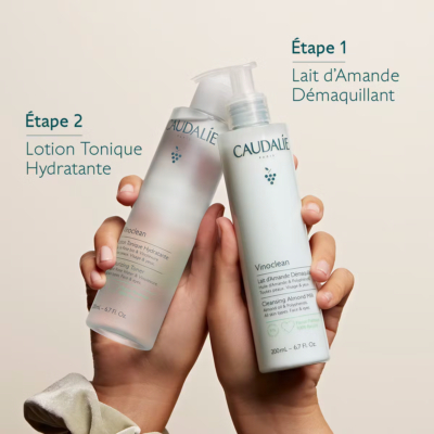 Caudalie vinoclean lait d'amande démaquillante 200ml