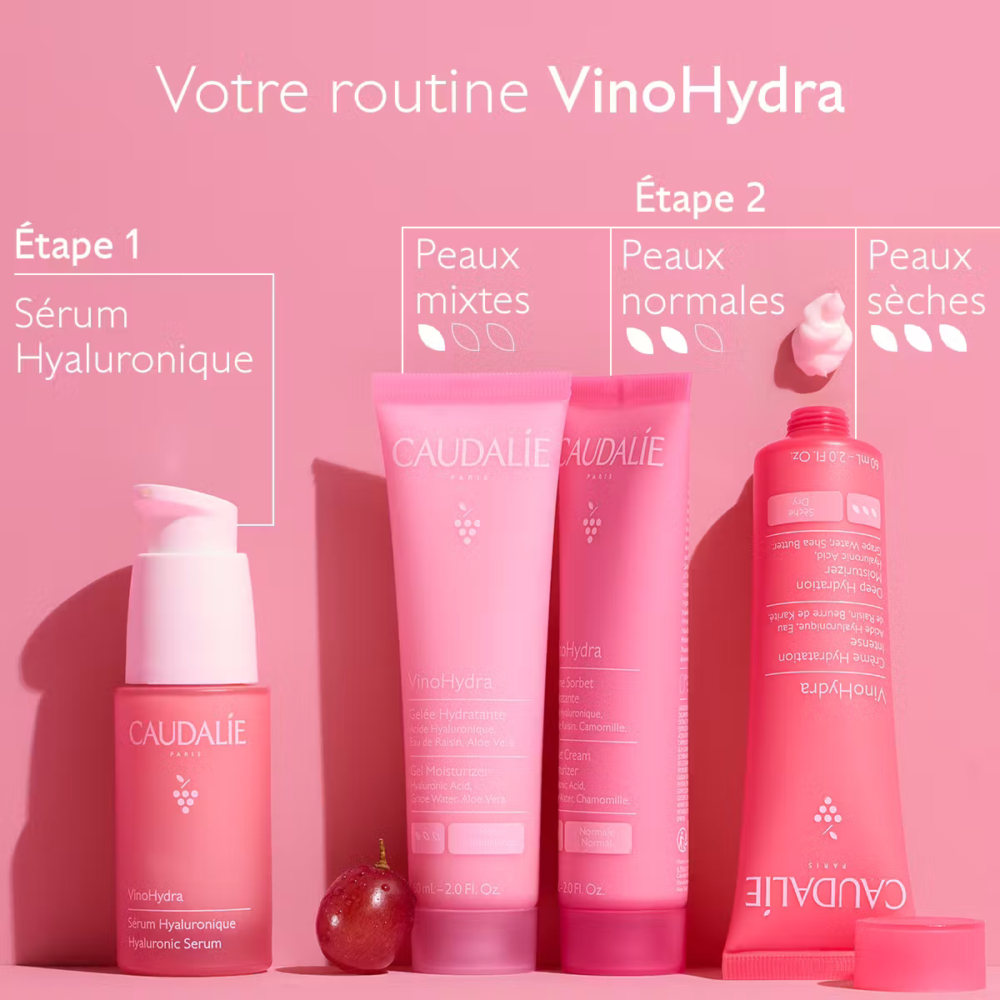 Caudalie vinohydra crème sorbet hydratante 60ml