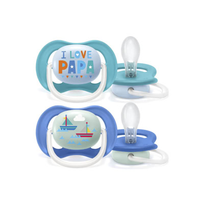 Avent philips sucette ultra air happy garçon 6-18 mois