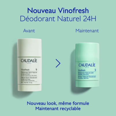 Caudalie vinofresh déodorant stick naturel 50g