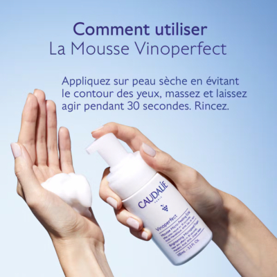 Caudalie Vinoperfect Mousse Micro-Peeling Éclat 100ml