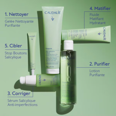 Caudalie vinopure gelée nettoyante purifiante bio 150ml