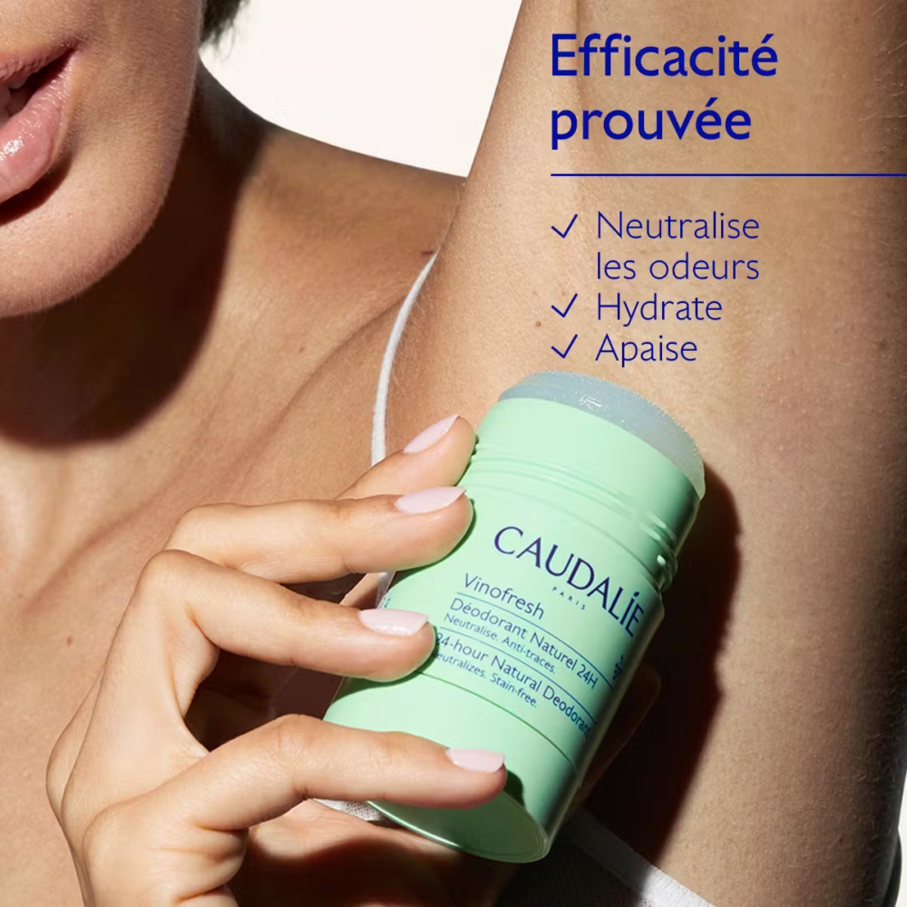 Caudalie vinofresh déodorant stick naturel 50g