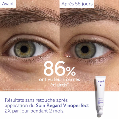 Caudalie vinoperfect soin éclaircissant regard 15ml