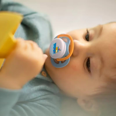 Avent philips sucette ultra air collection happy garçon 0-6 mois