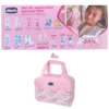Chicco Sac Maternité Fille – 12 Produits Essentiels + Sac Rose Offert