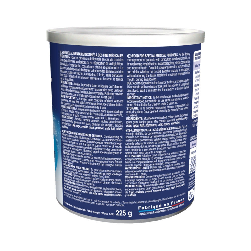 Delical gélodiet poudre epaississante 225g