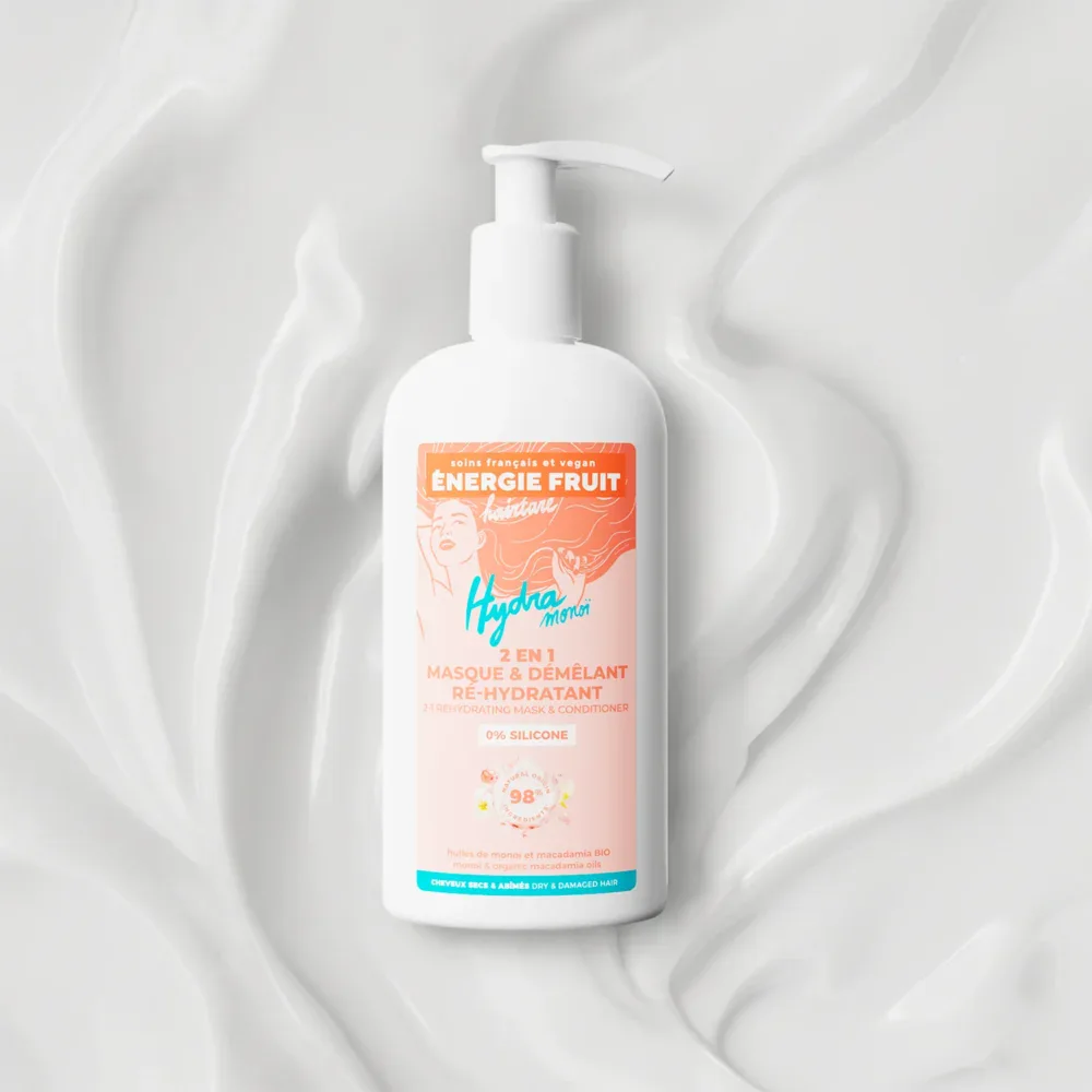 Energie fruit 2en1 masque démêlant hydratant à l'huile de monoï et macadamia 300ml