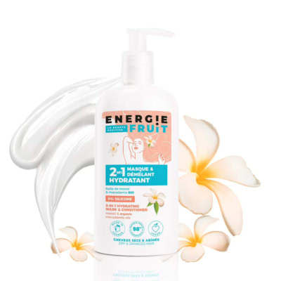Energie Fruit 2en1 Masque Démêlant Hydratant à l'Huile de Monoï et Macadamia 300ml