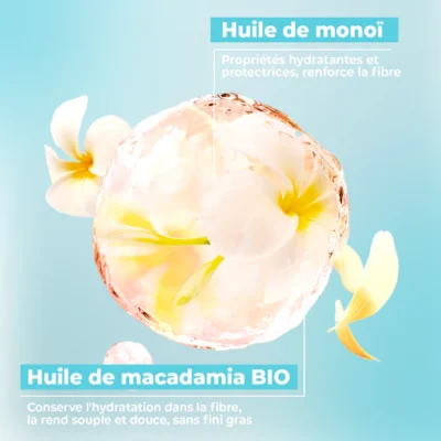 Energie fruit shampoing hydratant à l'huile de monoï et macadamia 250ml