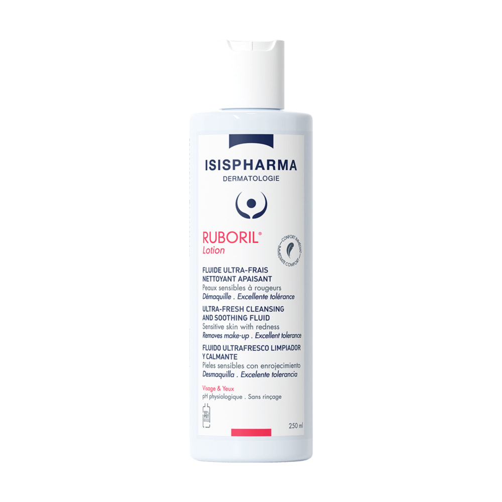 Isispharma ruboril lotion démaquillante apaisante 250ml