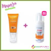 L’Oramel Écran Solaire Matifiant SPF50+ 40ml + Mousse Nettoyante Vitamine C 100ml Offerte