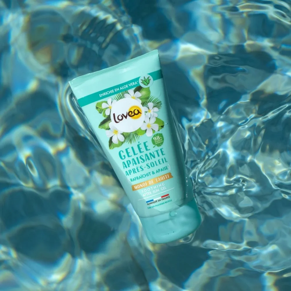 Lovea gelée apaisante après-soleil monoï de tahiti 150ml