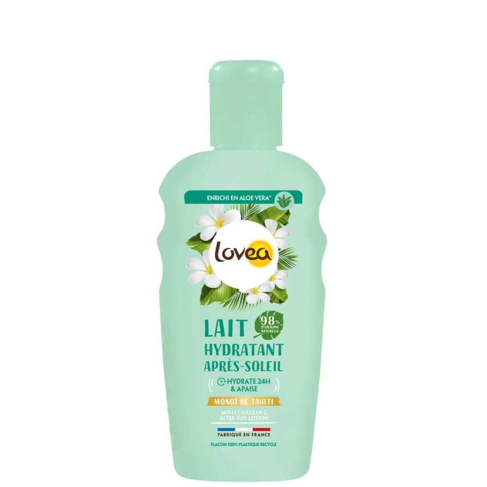 Lovea lait hydratant après-soleil monoï de tahiti 150ml