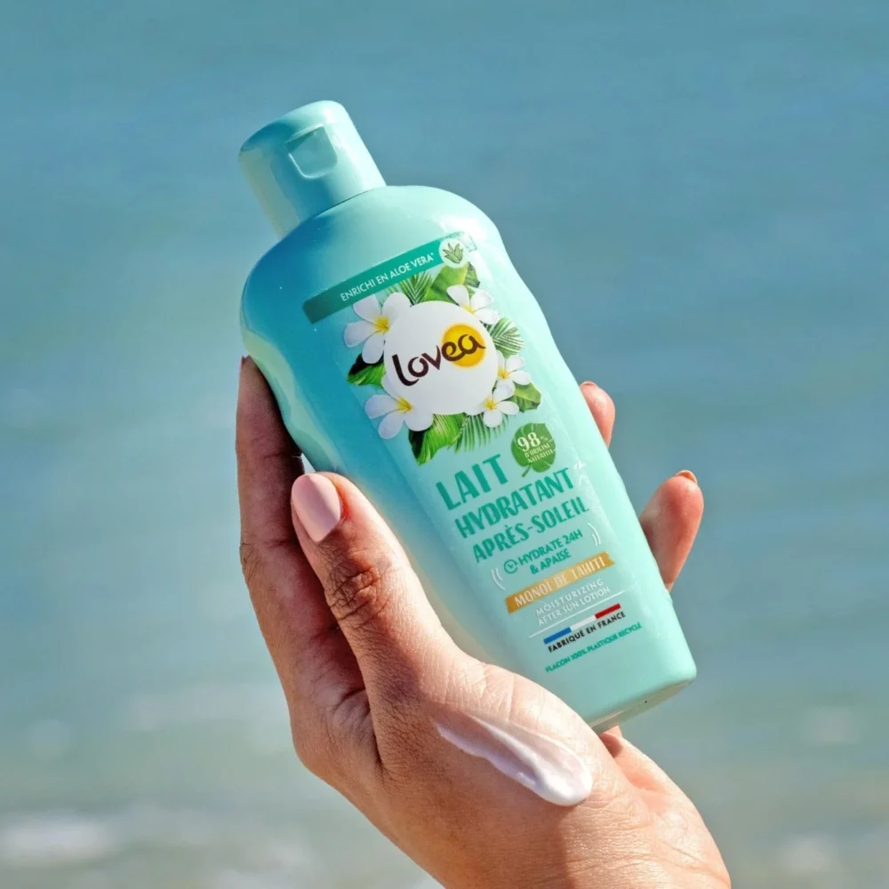 Lovea lait hydratant après-soleil monoï de tahiti 150ml