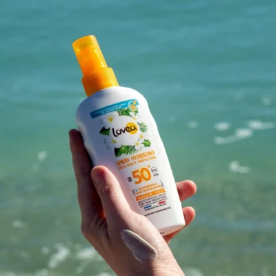Lovea Spray Hydratant Monoï de Tahiti Très Haute Protection SPF50+ 150ml
