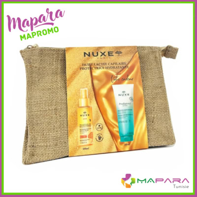 NUXE Trousse Sun Huile Lactée Capillaire + Gel Douche Prodigieux Néroli 200ml Offert