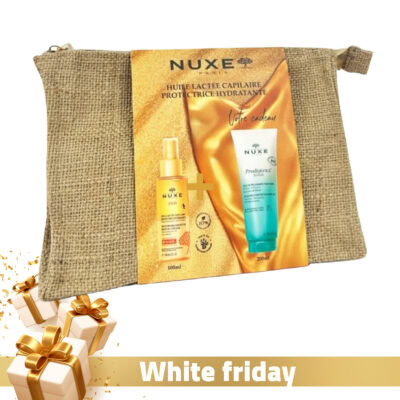 Nuxe trousse sun huile lactée capillaire + gel douche prodigieux néroli 200ml offert