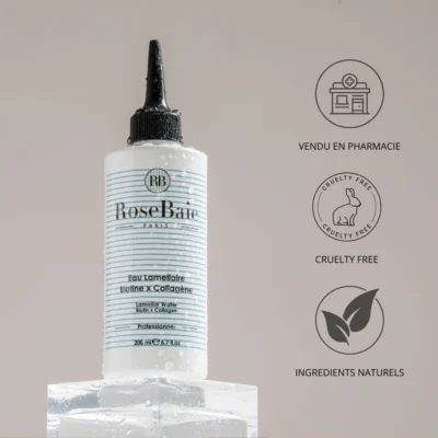 Rosebaie eau lamellaire biotine et collagène soin brillance et réparation express 200ml