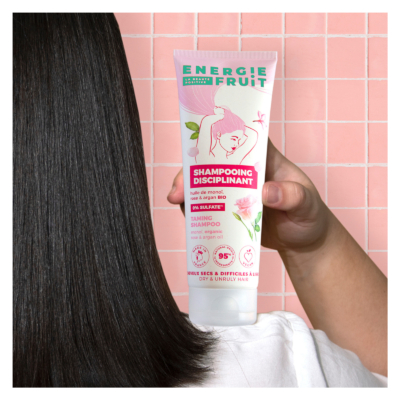 Energie fruit shampoing disciplinant à l'huile de monoï, rose et argan 250ml