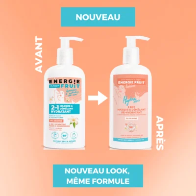 Energie Fruit 2en1 Masque Démêlant Hydratant à l'Huile de Monoï et Macadamia 300ml