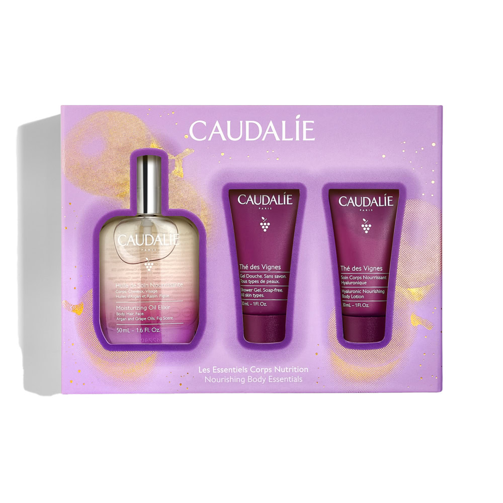 Caudalie coffret les essentiels corps nutrition
