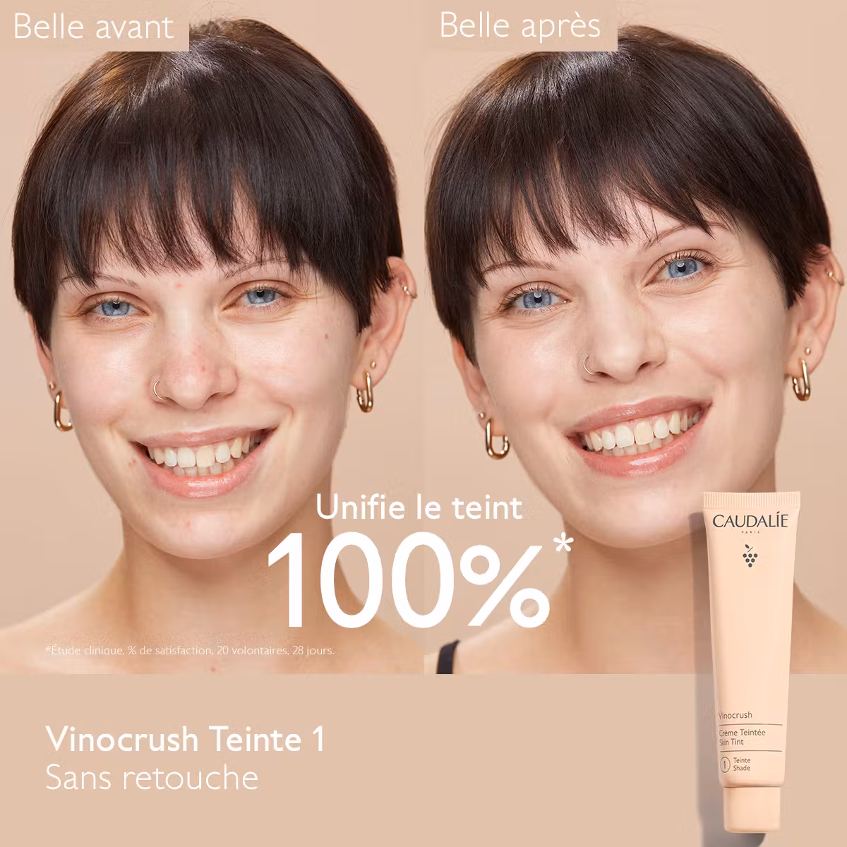 Caudalie vinocrush crème teintée teinte 1 30ml Caudalie vinocrush crème teintée teinte 1 30ml