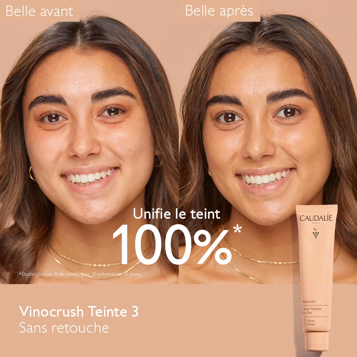 Caudalie vinocrush crème teintée teinte 3 30ml Caudalie vinocrush crème teintée teinte 3 30ml