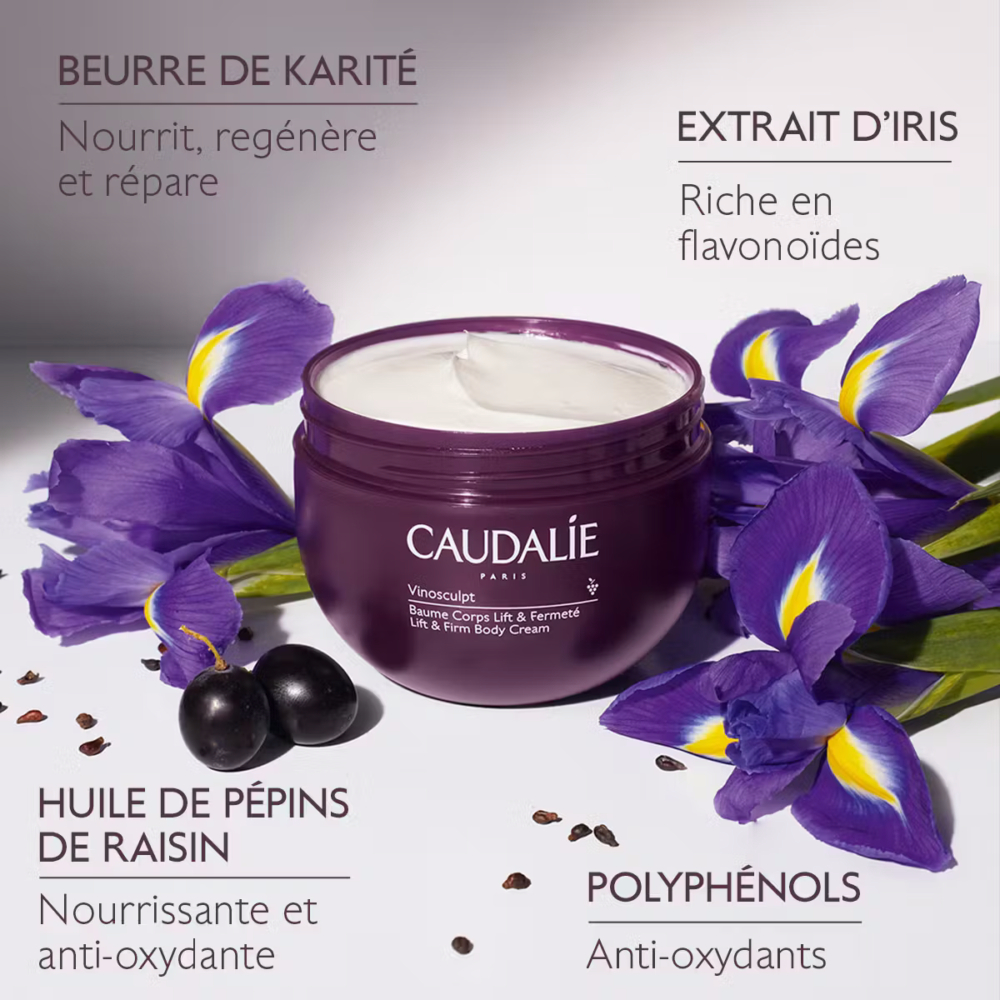 Caudalie vinosculpt baume corps lift et fermeté 250ml