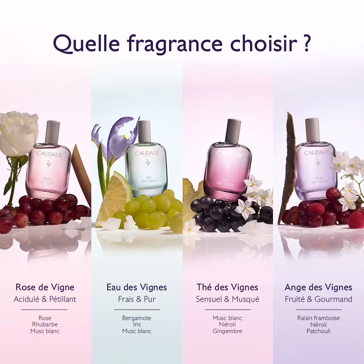 Caudalie eau fraîche thé des vignes 50ml Caudalie eau fraîche thé des vignes 50ml