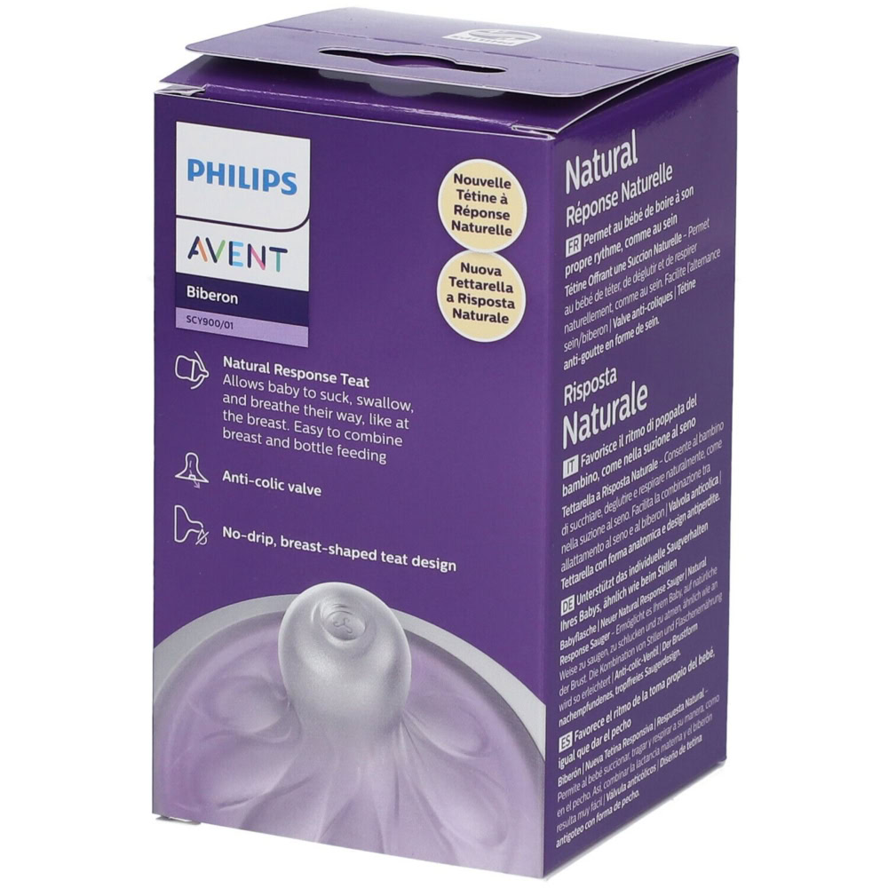Avent philips natural biberon à réponse naturelle 0m+ 125ml