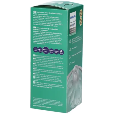 Avent natural response biberon en verre 1m+ 240 ml