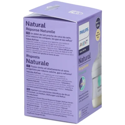 Avent natural response biberon valve airfree 125ml