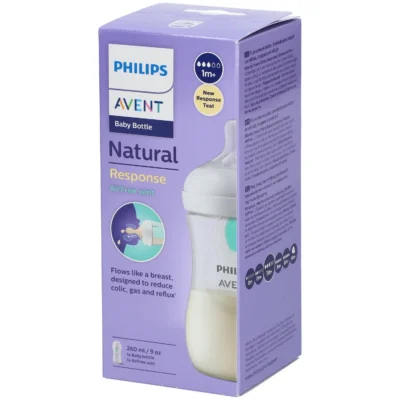 Avent Natural Response Biberon Valve Airfree 1 Mois+ Débit 3 260ml