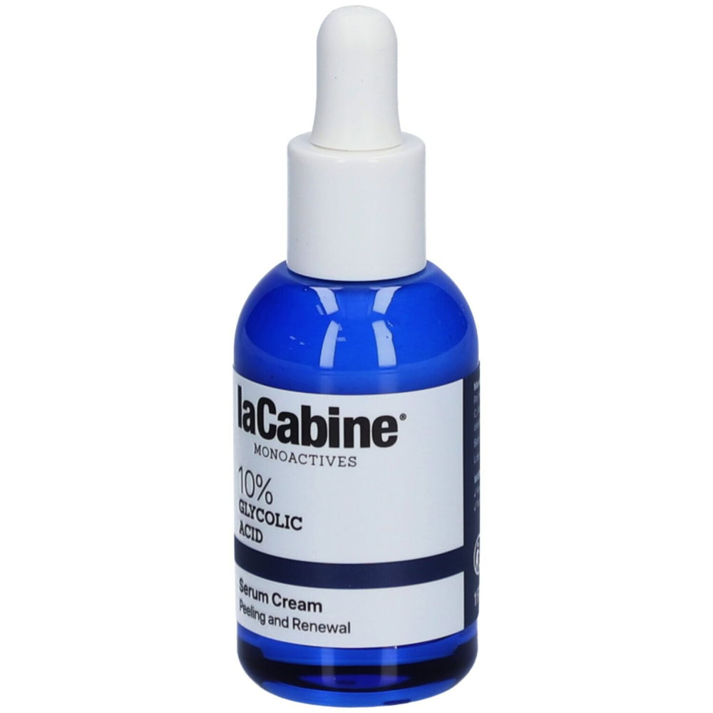La cabine monoactives 10 % glycolic acid sérum crème 30ml