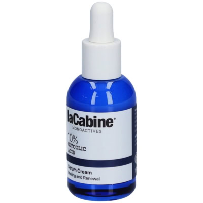 La cabine monoactives 10 % glycolic acid sérum crème 30ml