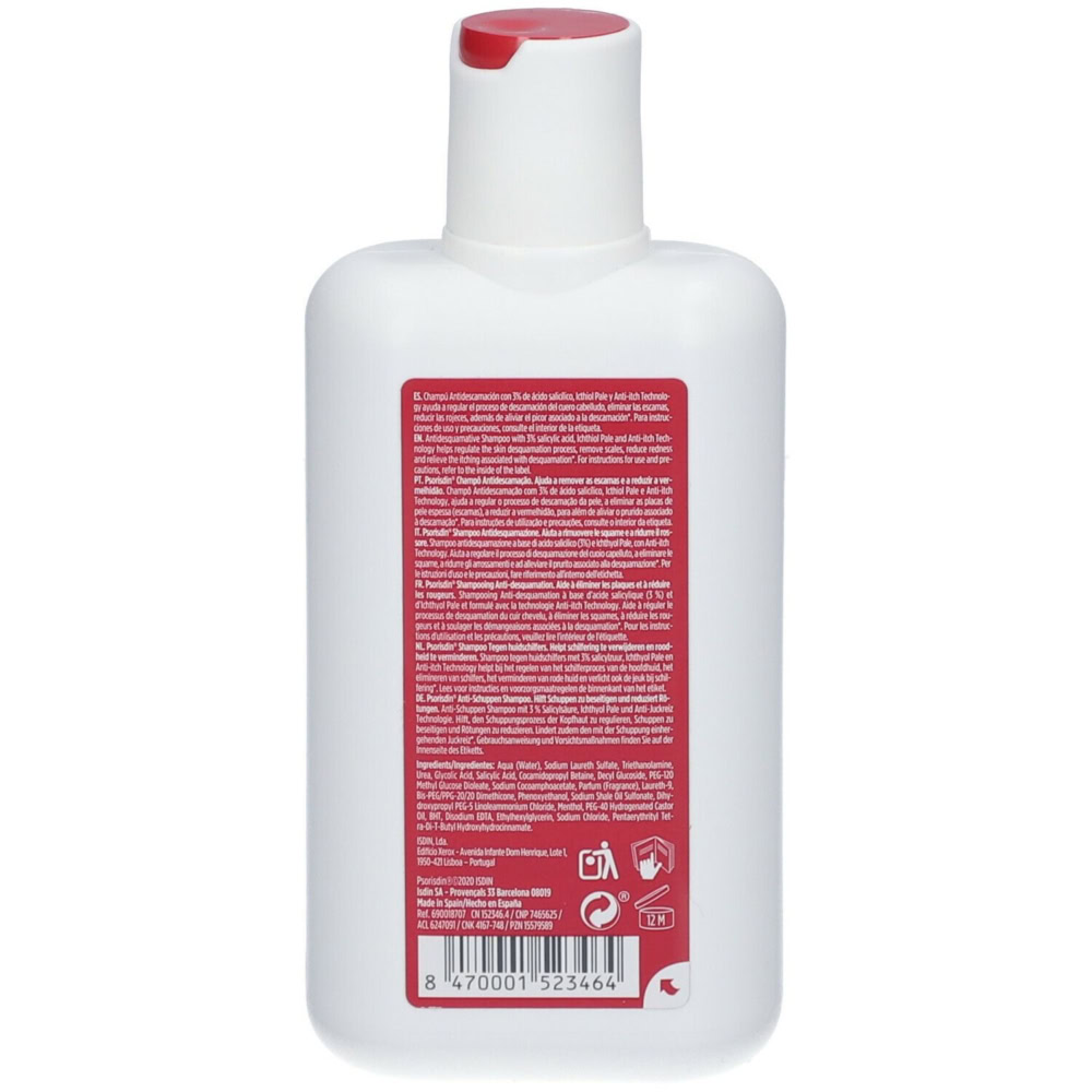 Isdin shampoing psorisdin anti-desquamation 200ml