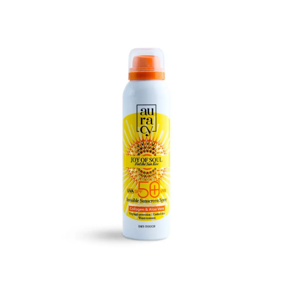 Auracy ecran invisible spray spf50+ 150ml