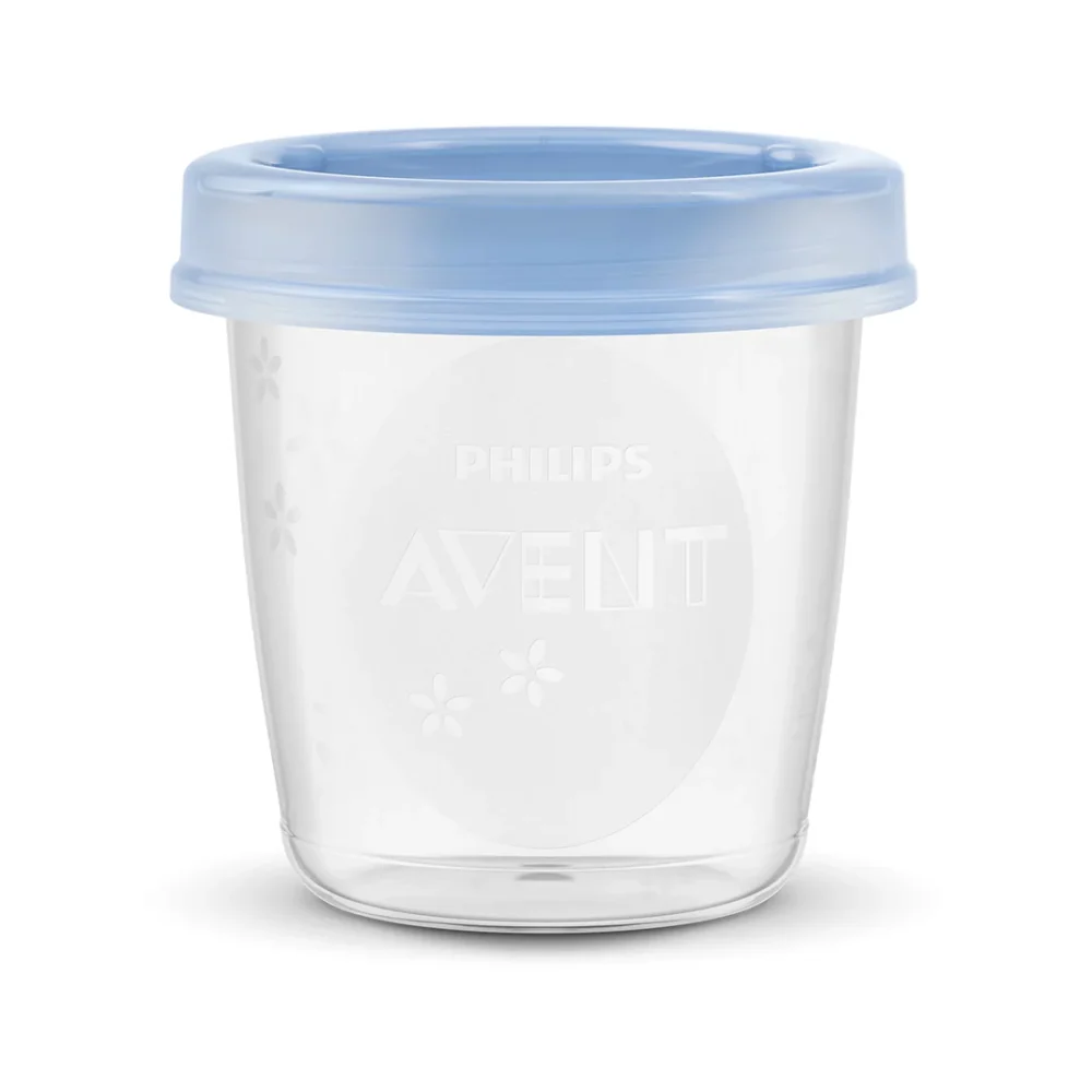 Avent 10 pots de conservation de lait maternel