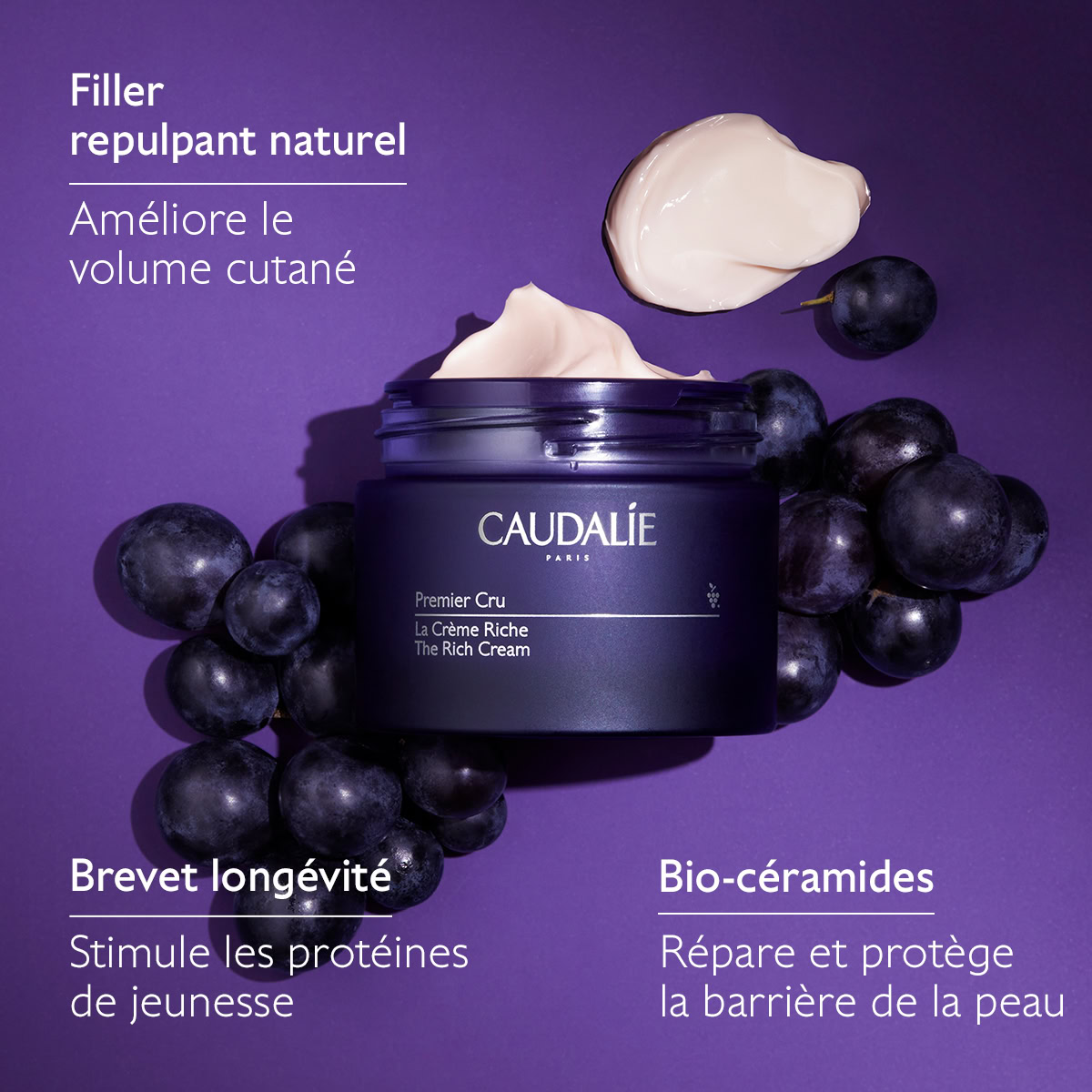 Caudalie premier cru la crème riche la recharge 50ml Caudalie premier cru la crème riche la recharge 50ml