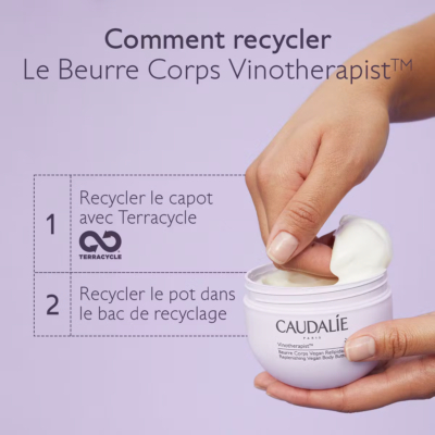 Caudalie vinotherapist beurre corps vegan relipidant 250ml
