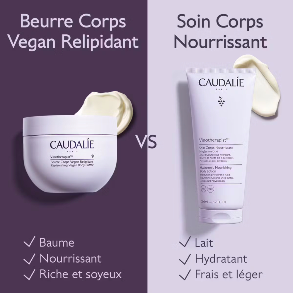Caudalie vinotherapist beurre corps vegan relipidant 250ml