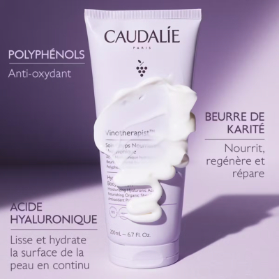 Caudalie vinotherapist soin corps nourrissant hyaluronique 200ml