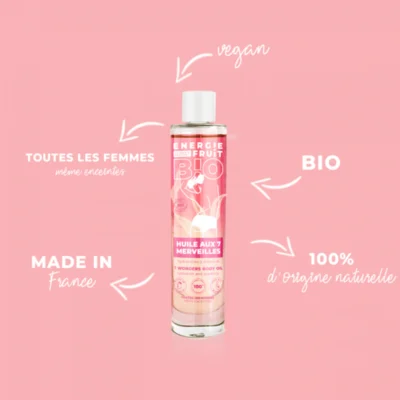 Energie fruit huile aux 7 merveilles bio 100ml
