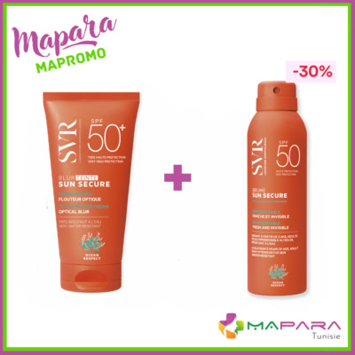 SVR Sun Secure Blur Mousse Teintée SPF50+ 50ml + Brume SPF50+ 200ml (-30%)