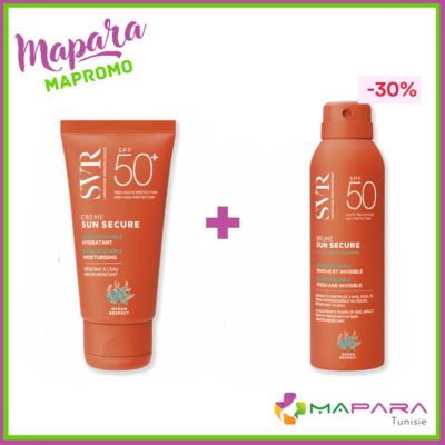 SVR Sun Secure Crème Solaire SPF50+ 50ml + Brume SPF50+ 200ml (-30%)