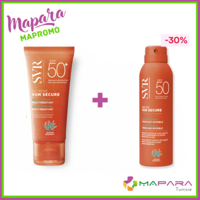 SVR Sun Secure Extrême SPF50+ 50ml + Brume SPF50+ 200ml (-30%)